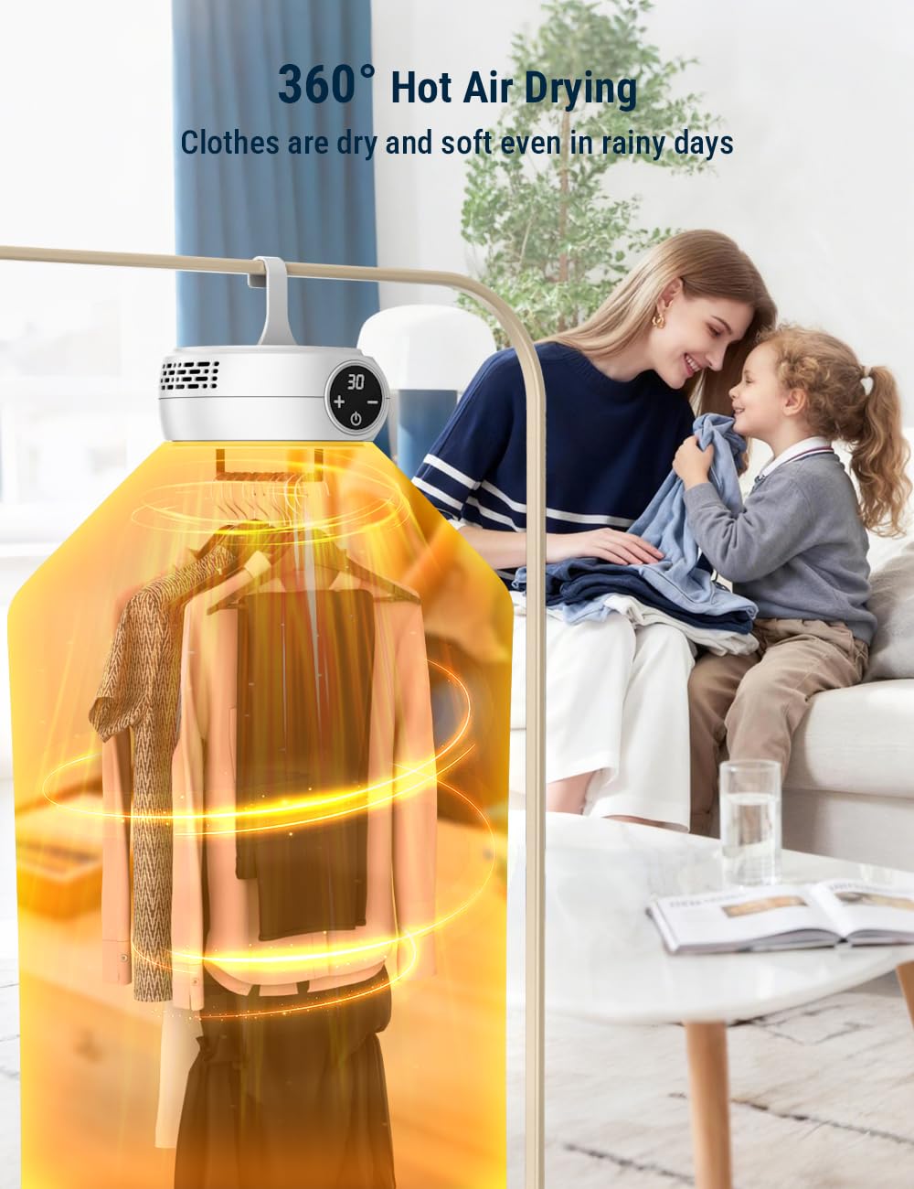 Easy Hang Portable Clothes Warmer
