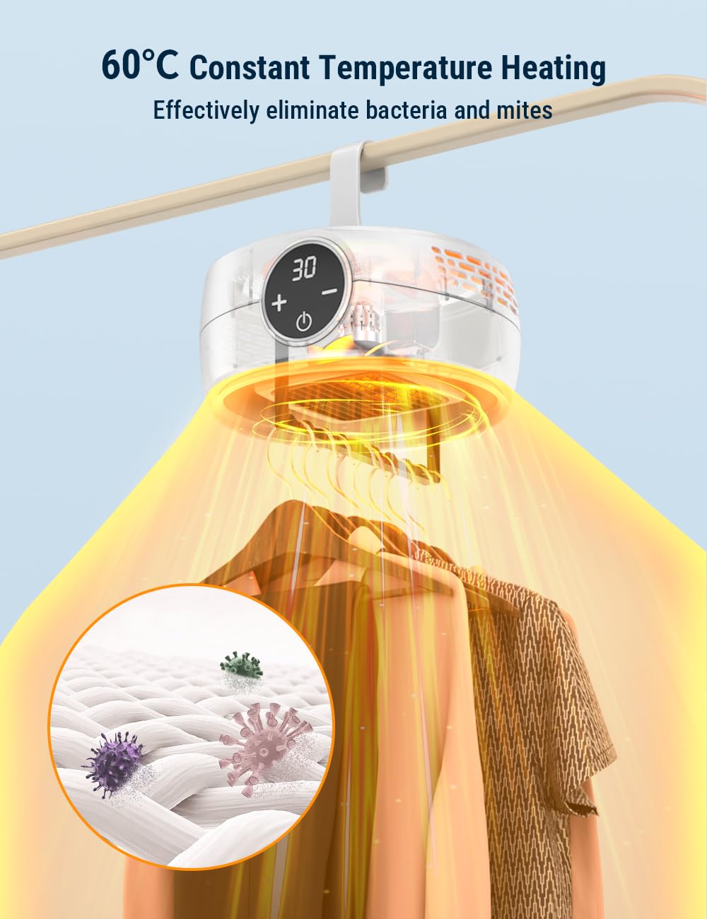 Easy Hang Portable Clothes Warmer