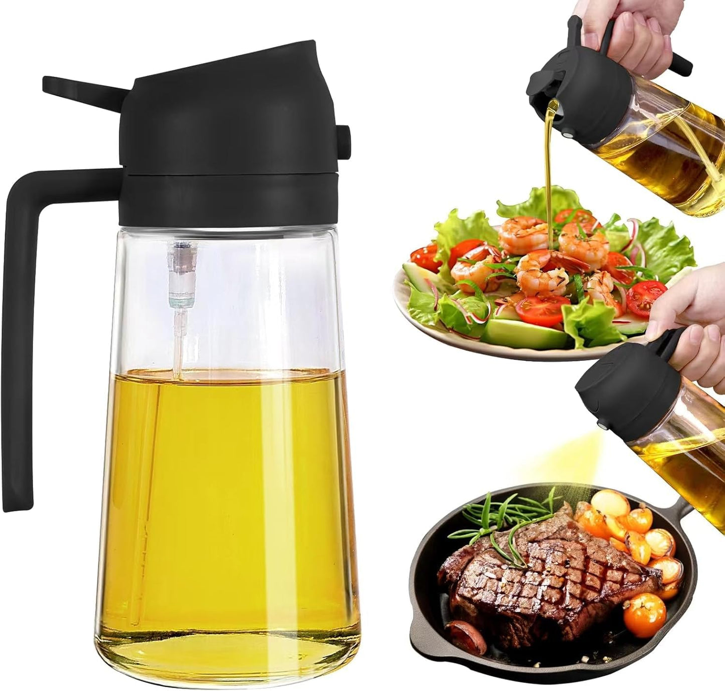 Elegant Oil Sprayer & Dispenser