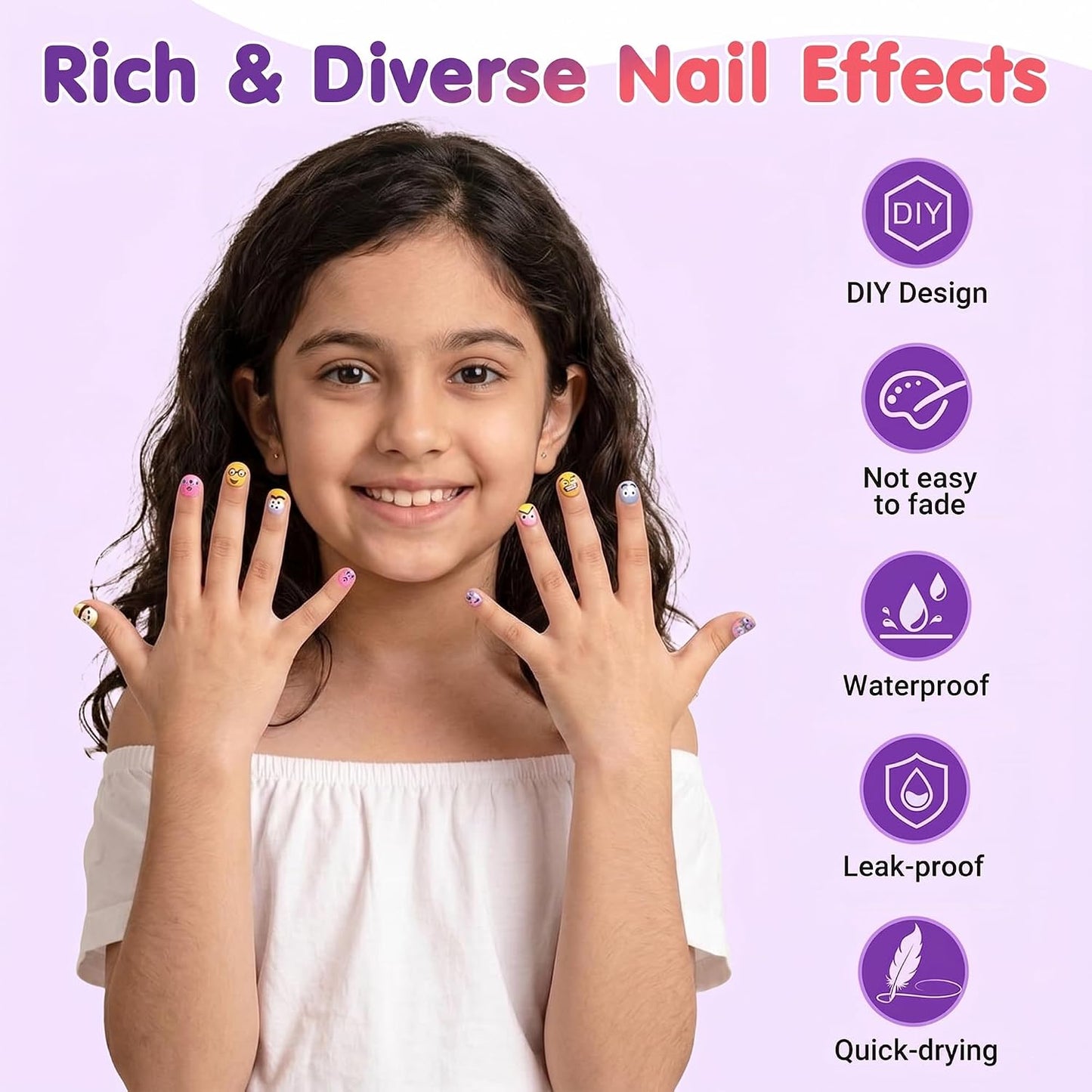 Colorful DIY Nail Art Pens