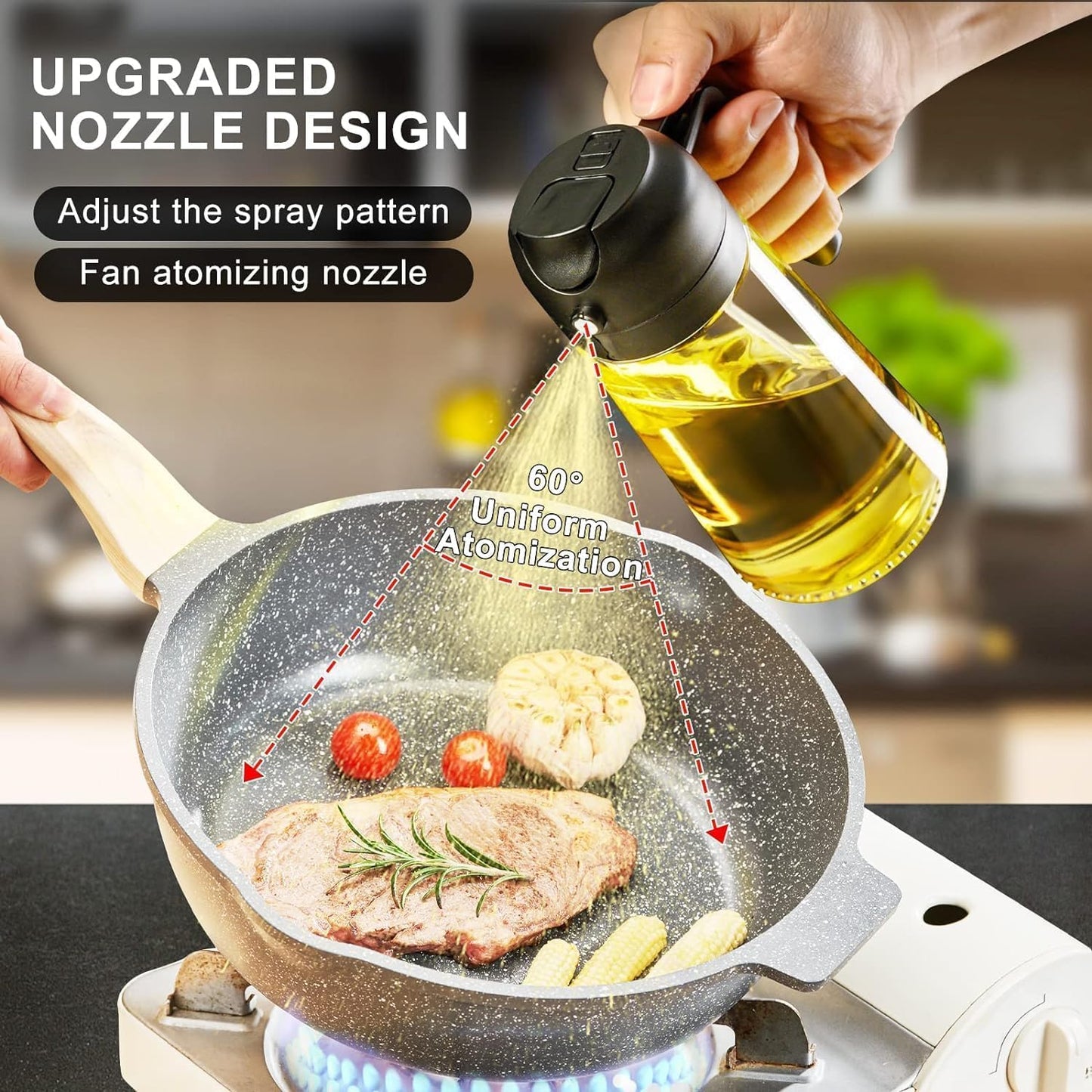 Elegant Oil Sprayer & Dispenser