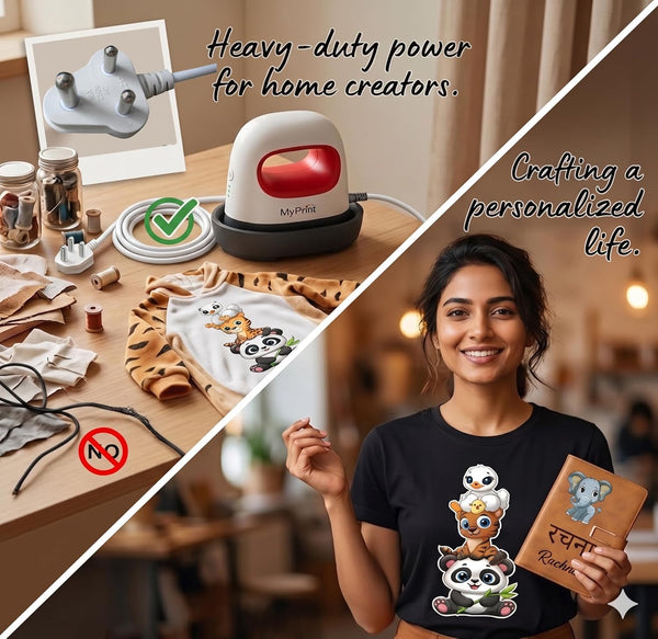 Mini Heat Press for Creative Crafts